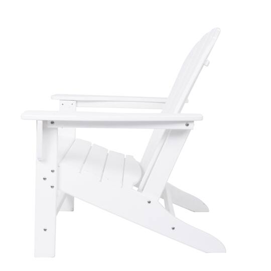 White Traditional Adirondack Chair